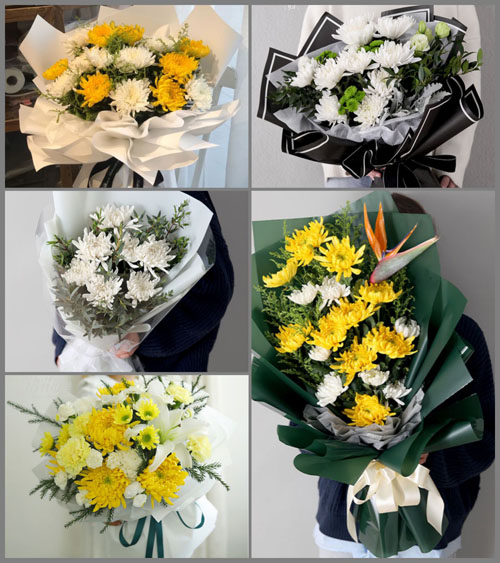 广东肇庆市怀集县坳仔镇坑口村白事花束代送